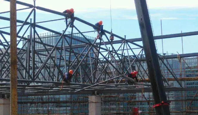 简阳干煤棚网架加工厂