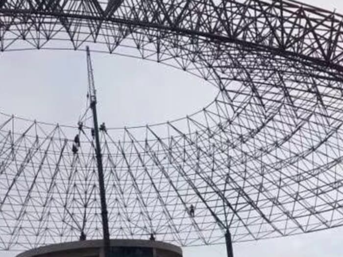 简阳篮球馆球形网架厂家价格